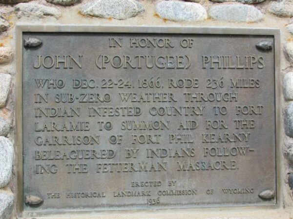 JOHN (PORTUGEE) PHILLIPS MEMORIAL PLAQUE