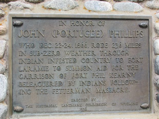 JOHN (PORTUGEE) PHILLIPS MEMORIAL PLAQUE