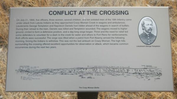 CONFLICT AT THE CROSSING MEMORIAL PLAQUE