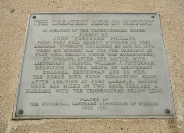 THE GREATES RIDE IN HISTORY MEMORIAL PLAQUE