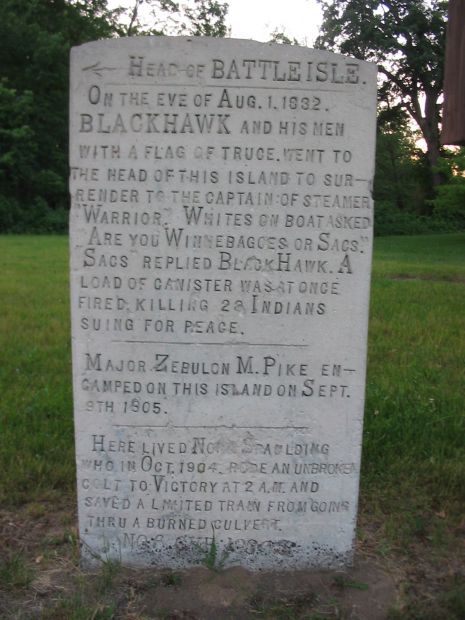 HEAD OF BATTLE ISLE WAR MEMORIAL
