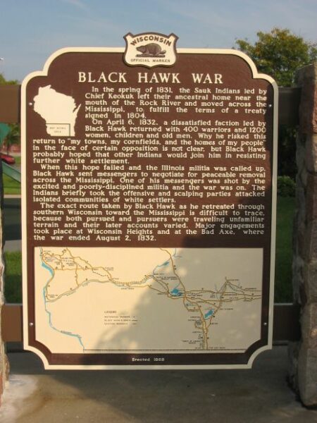 BLACK HAWK WAR MEMORIAL MARKER