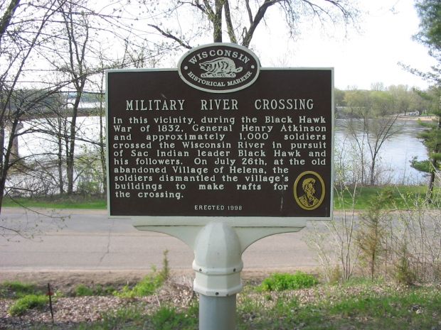 MILITARY RIVER CROSSING MEMORIAL MARKER