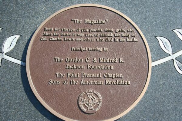 THE MAGAZINE WAR MEMORIAL PLAQUE CLOSE-UP B
