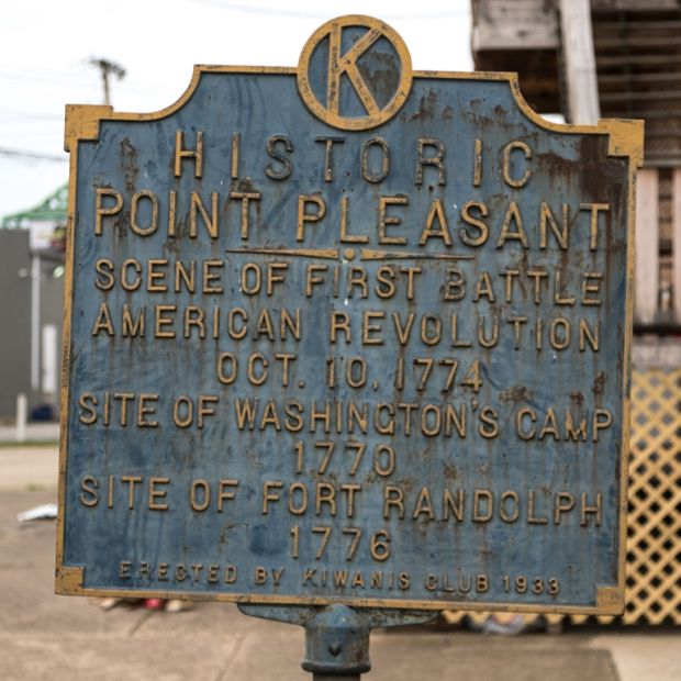 HISTORIC POINT PLEASANT MEMORIAL MARKER