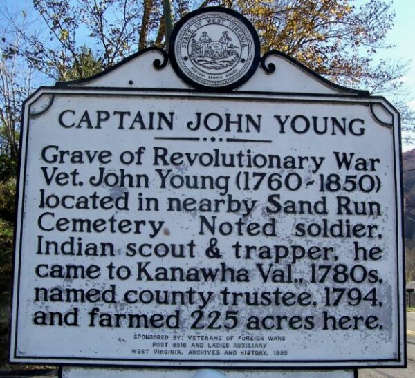 CAPTAIN JOHN YOUNG REVOLUTIONARY WAR SOLDIER MEMORIAL MARKER