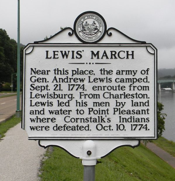 LEWIS MARCH MEMORIAL MARKER