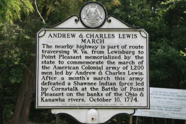 ANDREW & CHARLES LEWIS MARCH MEMORIAL MARKER