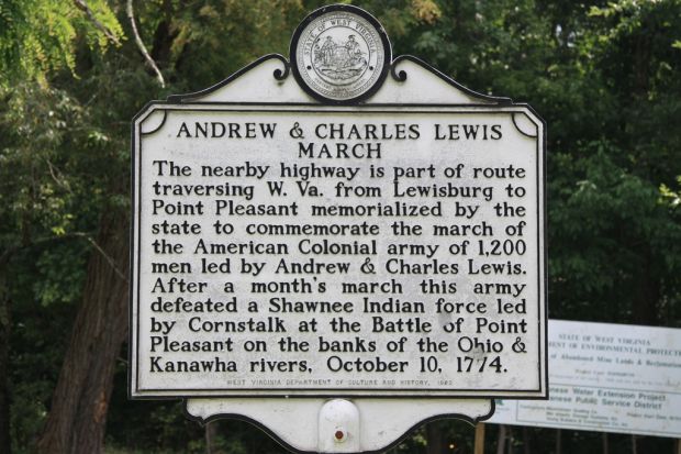 ANDREW & CHARLES LEWIS MARCH MEMORIAL MARKER
