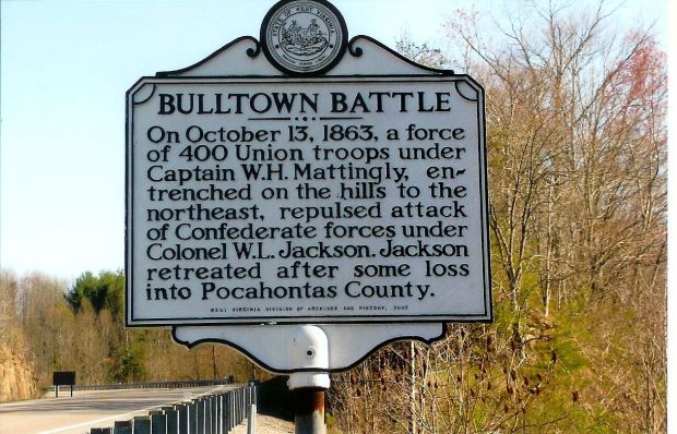 BULLTOWN BATTLE MEMORIAL MARKER