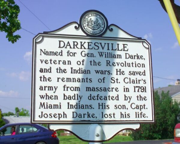 DARKESVILLE REVOLUTIONARY WAR SOLDIER MEMORIAL MARKER