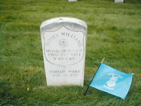 MOSES WILLIAMS MEDAL OF HONOR MEMORIAL GRAVESTONE