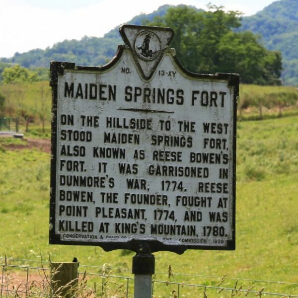 MAIDEN SPRINGS FORT REVOLUTIONARY WAR SOLDIER MEMORIAL MARKER