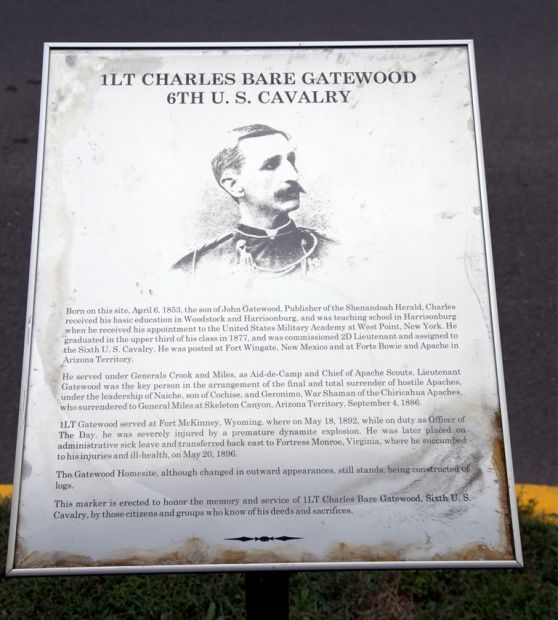 1LT CHARLES BARE GATEWOOD MEMORIAL PLAQUE