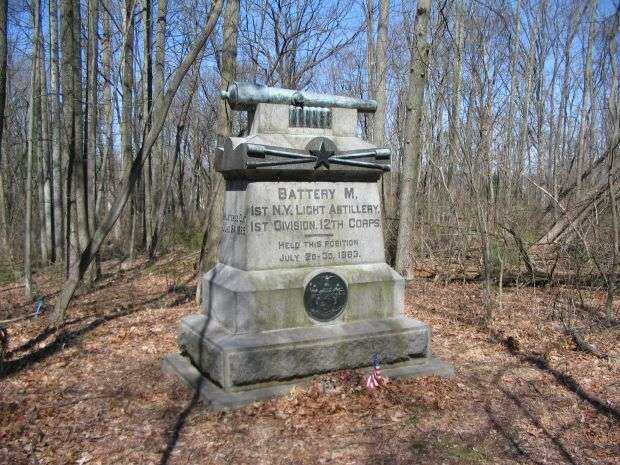 BATTERY M, 1ST NEW YORK LIGHT ARTILLERY MEMORIAL