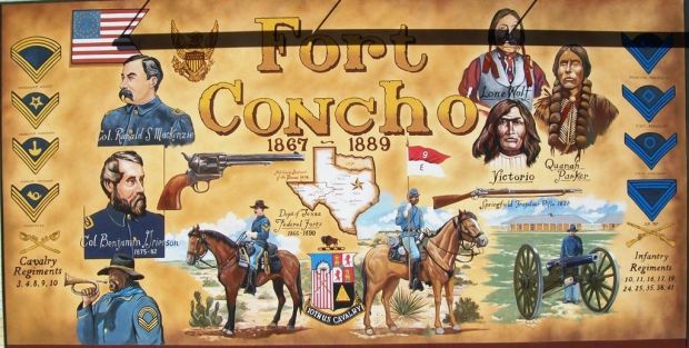 FORT CONCHO MEMORIAL MURAL