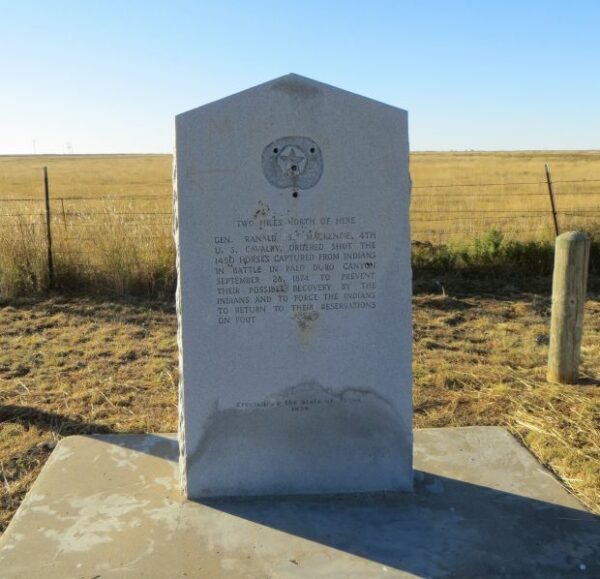 BATTLE IN PALO DURO CANYON MEMORIAL