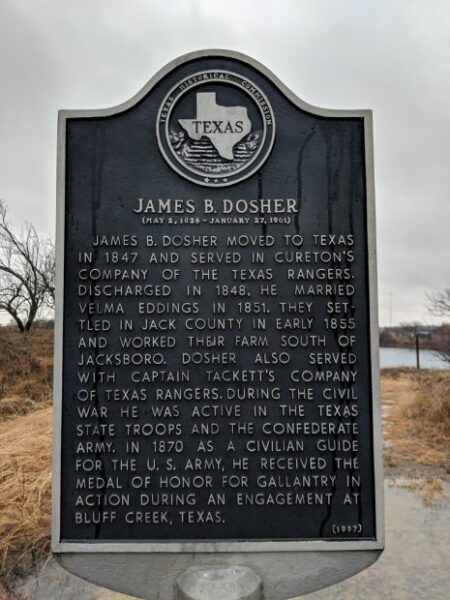 JAMES B. DOSHER MEDAL OF HONOR WAR MEMORIAL MARKER