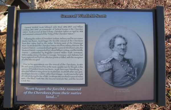 GENERAL WINFIELD SCOTT MEMORIAL PLAQUE