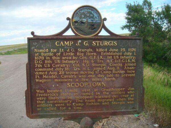 CAMP J.G. STURGIS MEMORIAL MARKER