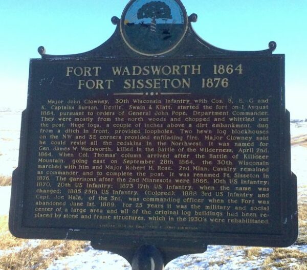 FORT WADSWORTH 1864 MEMORIAL MARKER