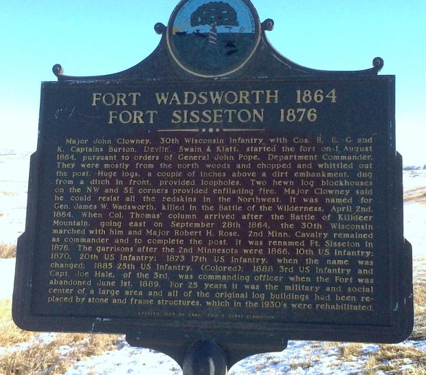 FORT WADSWORTH 1864 MEMORIAL MARKER