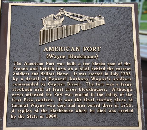 AMERICAN FORT MEMORIAL PLAQUE