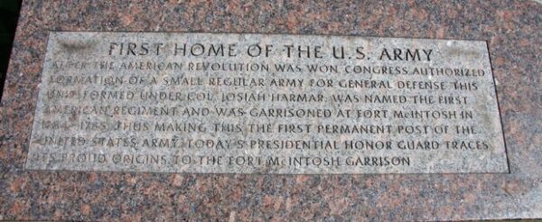 FORT MCINTOSH FIRST HOME TO THE U.S. ARMY MEMORIAL STONE SECTION B