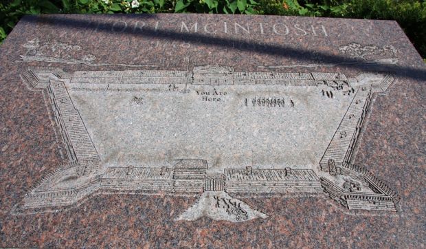 FORT MCINTOSH FIRST HOME TO THE U.S. ARMY MEMORIAL STONE SECTION A