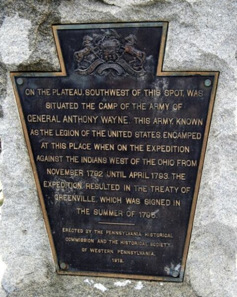 LEGION OF THE UNITED STATES ENCAMPMENT MEMORIAL PLAQUE
