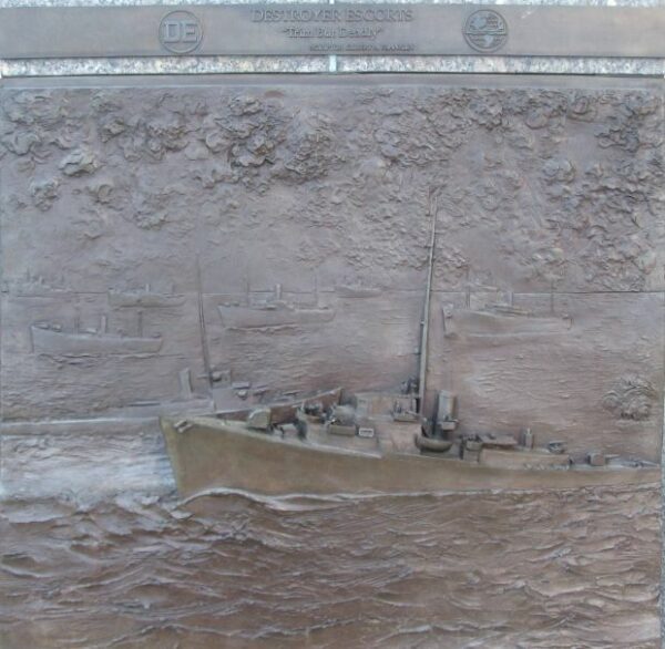 THE UNITED STATES NAVY MEMORIAL BAS-RELIEF W