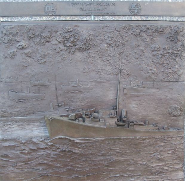 THE UNITED STATES NAVY MEMORIAL BAS-RELIEF W