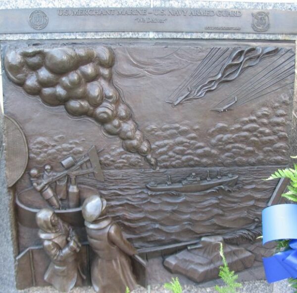 THE UNITED STATES NAVY MEMORIAL BAS-RELIEF U