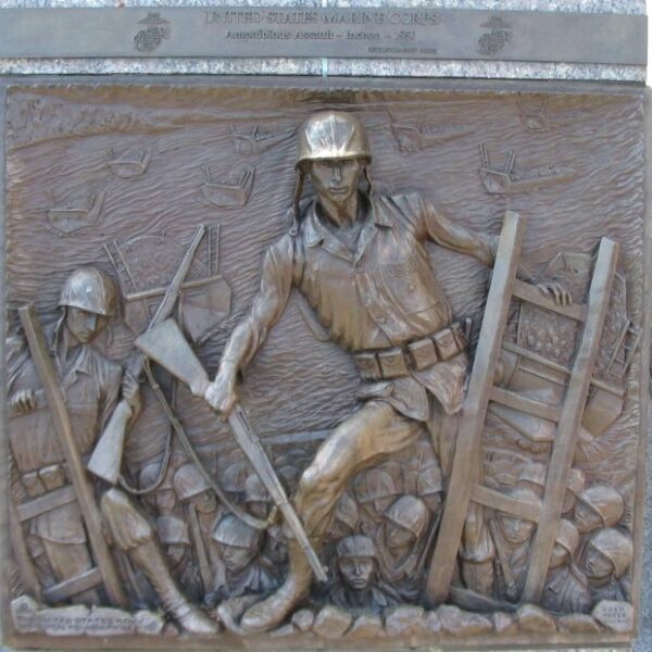 THE UNITED STATES NAVY MEMORIAL BAS-RELIEF R
