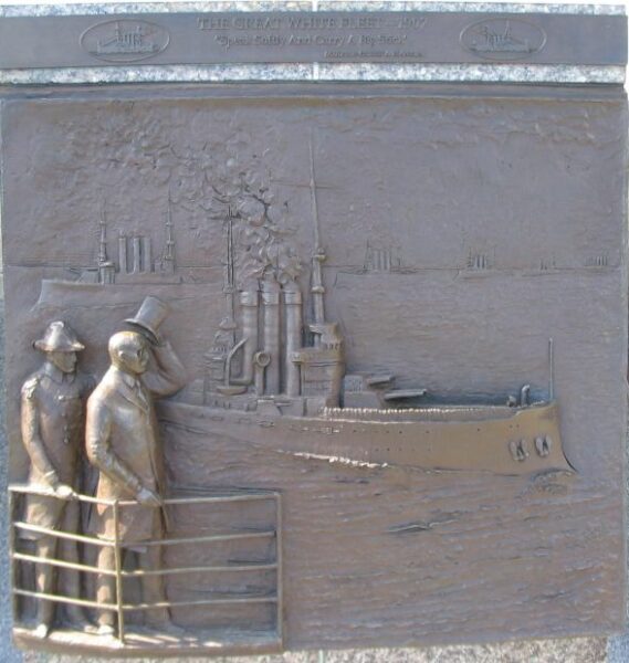 THE UNITED STATES NAVY MEMORIAL BAS-RELIEF P