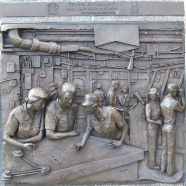 THE UNITED STATES NAVY MEMORIAL BAS-RELIEF O