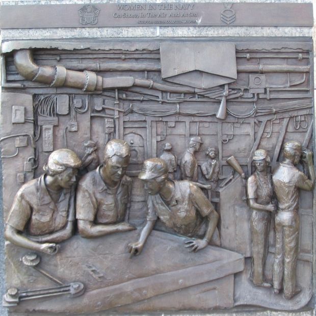 THE UNITED STATES NAVY MEMORIAL BAS-RELIEF O