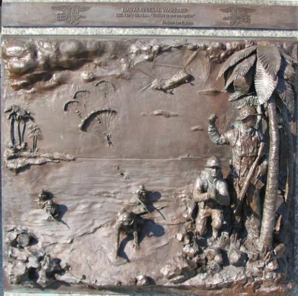 THE UNITED STATES NAVY MEMORIAL BAS-RELIEF M