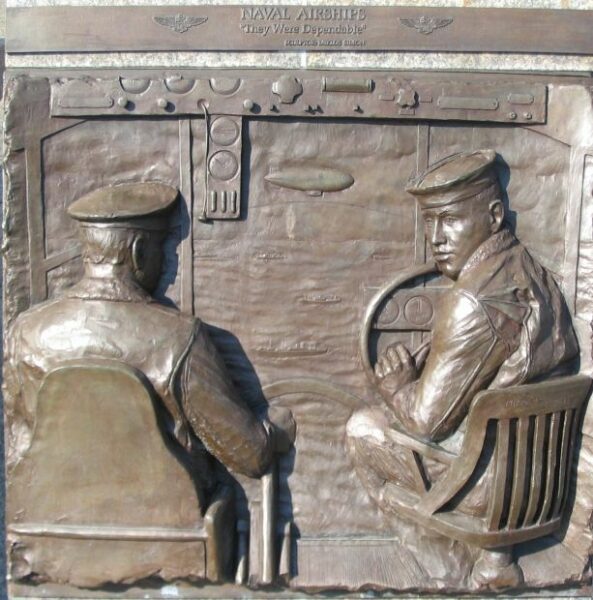 THE UNITED STATES NAVY MEMORIAL BAS-RELIEF J