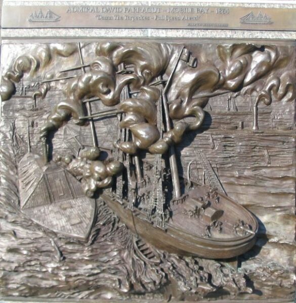 THE UNITED STATES NAVY MEMORIAL BAS-RELIEF F