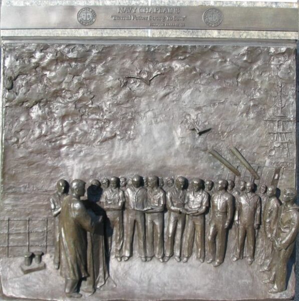 THE UNITED STATES NAVY MEMORIAL BAS-RELIEF E