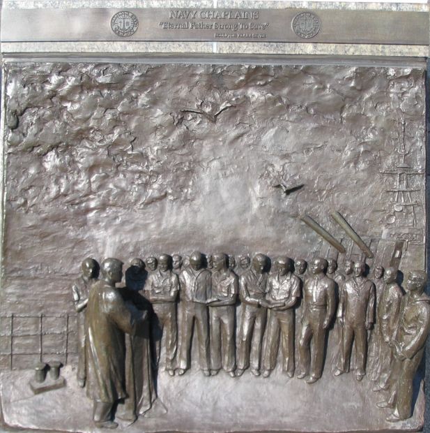 THE UNITED STATES NAVY MEMORIAL BAS-RELIEF E