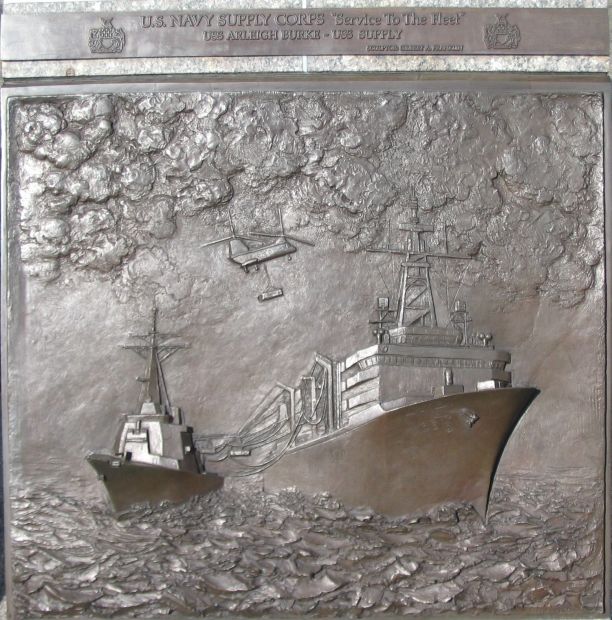 THE UNITED STATES NAVY MEMORIAL BAS-RELIEF D