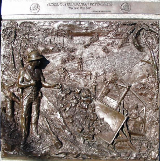 THE UNITED STATES NAVY MEMORIAL BAS-RELIEF B