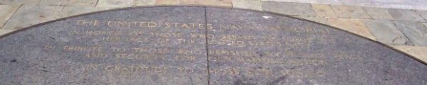 THE UNITED STATES NAVY MEMORIAL DEDICATION STONE