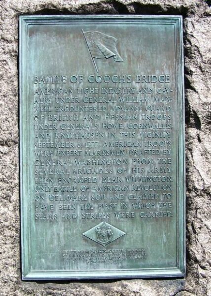 BATTLE OF COOCH’S BRIDGE REVOLUTIONRY WAR MEMORIAL