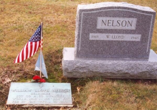 WILLIAM LLOYD NELSON MEDAL OF HONOR WAR MEMORIAL GRAVESTONE