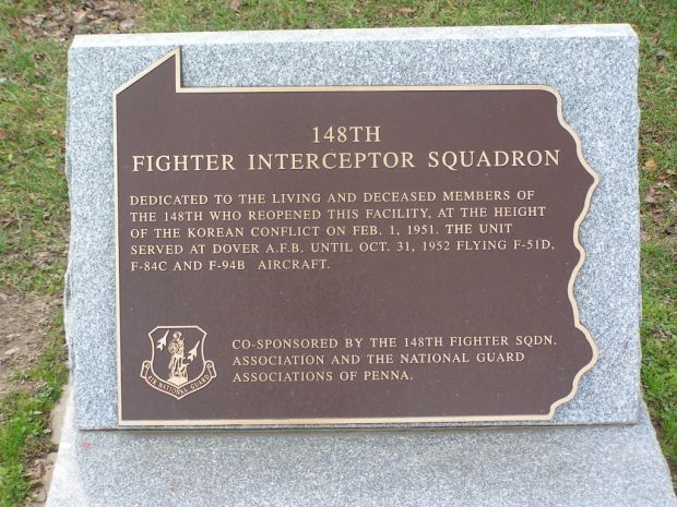 148TH FIGHTER INTERCEPTOR SQUADRON WAR MEMORIAL PLAQUE