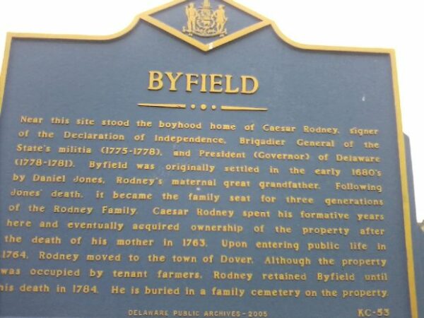 BYFIELD MEMORIAL MARKER