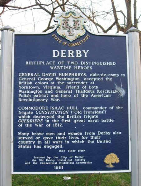 DERBY BIRTHPLACE MEMORIAL MARKER